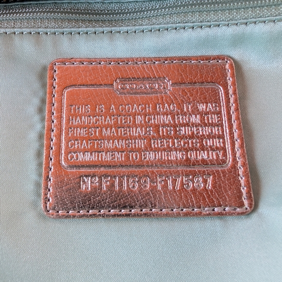 Coach Poppy Signature Metallic Glam Tote F1169‑F17587 - Picture 10 of 12